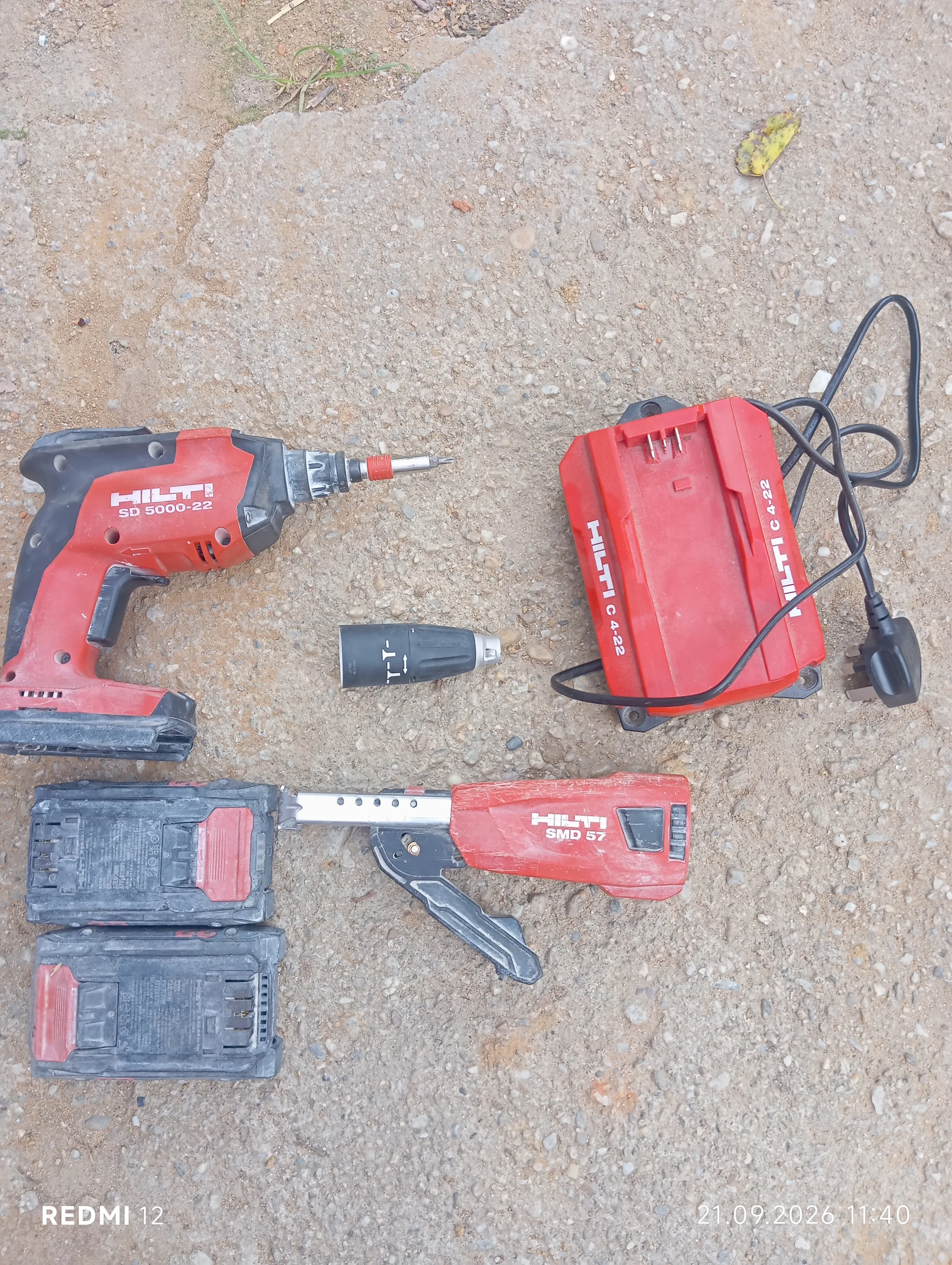 Pistol Hilti rigips